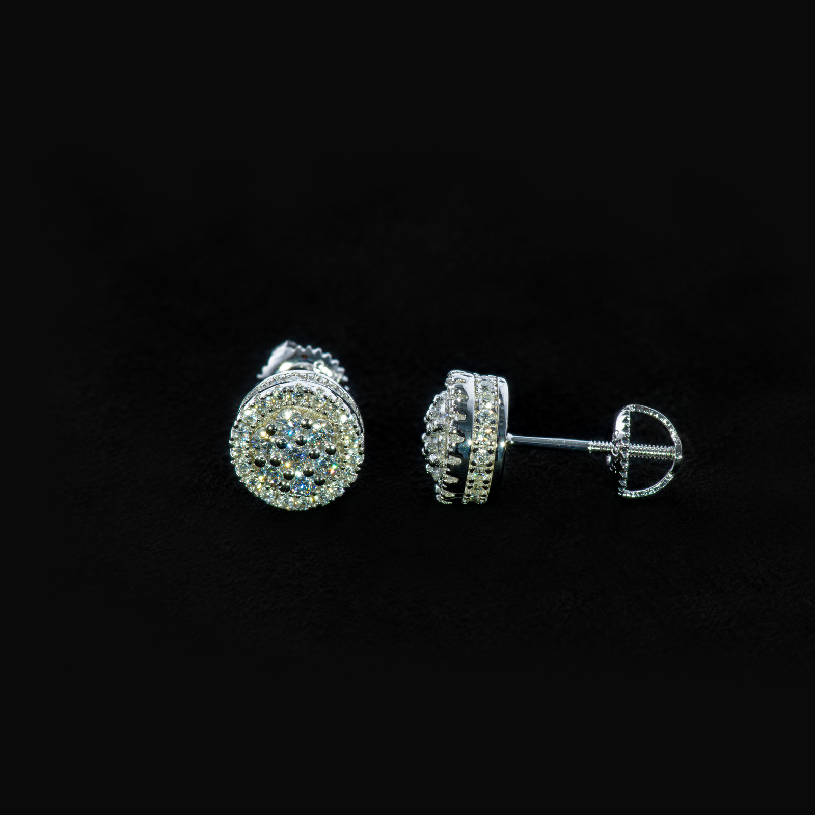 Seven diamonds Earring Piercing (EPAB) - TMT The Money Thing