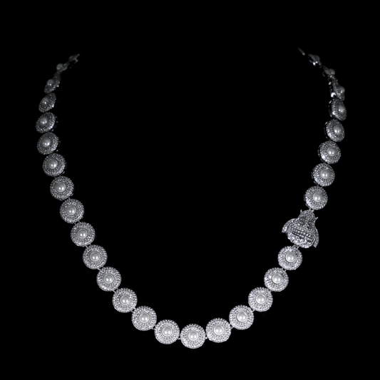 Pearl Mini Money Monster Necklace (SQGYC-N-2) - TMT The Money Thing